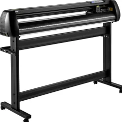 VEVOR Vinyl Cutter, 53inch Vinyl Cutter Plotter with Stand, Adjustable Speed Force for Sign Making Vinyl Plotter, SignMaster Software Vinyl Tape Tools Vinyl Printer Available with COM/USB/Bluetooth
