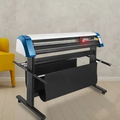 VEVOR Vinyl Cutter 53 Inch Vinyl Cutter Machine Semi-Automatic DIY Vinyl Printer Cutter Machine Manual Positioning Sign Cutting with Floor Stand Signmaster Software