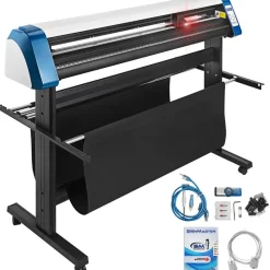 VEVOR Vinyl Cutter 53 Inch Vinyl Cutter Machine Semi-Automatic DIY Vinyl Printer Cutter Machine Manual Positioning Sign Cutting with Floor Stand Signmaster Software