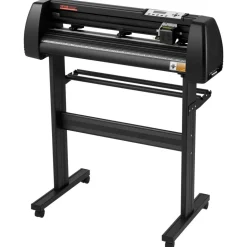 VEVOR Vinyl Cutter Machine, 28inch Vinyl Plotter, LCD Display Plotter Cutter, Adjustable Double-Spring Pinch Rollers Sign Cutting Plotter, Plotter with Signmaster Software for Design and Cut
