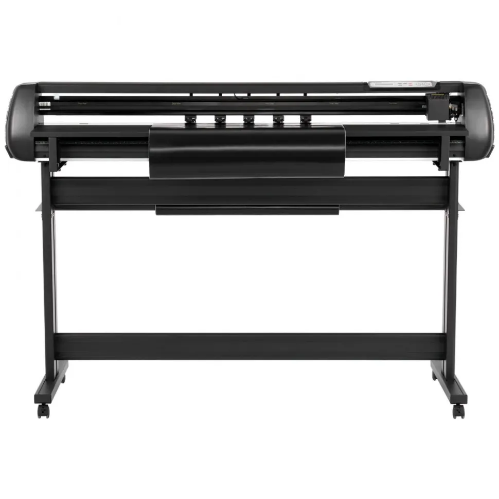 VEVOR Vinyl Cutter Machine, 53 inch Max Feed Width, Dual Blades, Adjustable Force and Speed, LED Display, Vinyl Plotter Cutter Printer with Signmaster Software for Compatible with Windows and macOS