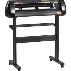 VEVOR Vinyl Cutter Machine, Upgraded 28 Inch Paper Feed Cutting Plotter Bundle, Adjustable Force & Speed Vinyl Printer with Powerful Stepper Motors, Signmaster Software Compatible with Windows System