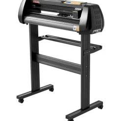 VEVOR Vinyl Cutter Machine, Upgraded 28 Inch Paper Feed Cutting Plotter Bundle, Adjustable Force & Speed Vinyl Printer with Powerful Stepper Motors, Signmaster Software Compatible with Windows System