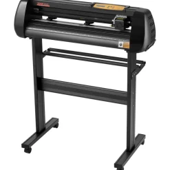 VEVOR Vinyl Cutter Machine, Upgraded 28 Inch Paper Feed Cutting Plotter Bundle, Adjustable Force & Speed Vinyl Printer with Powerful Stepper Motors, Signmaster Software Compatible with Windows System