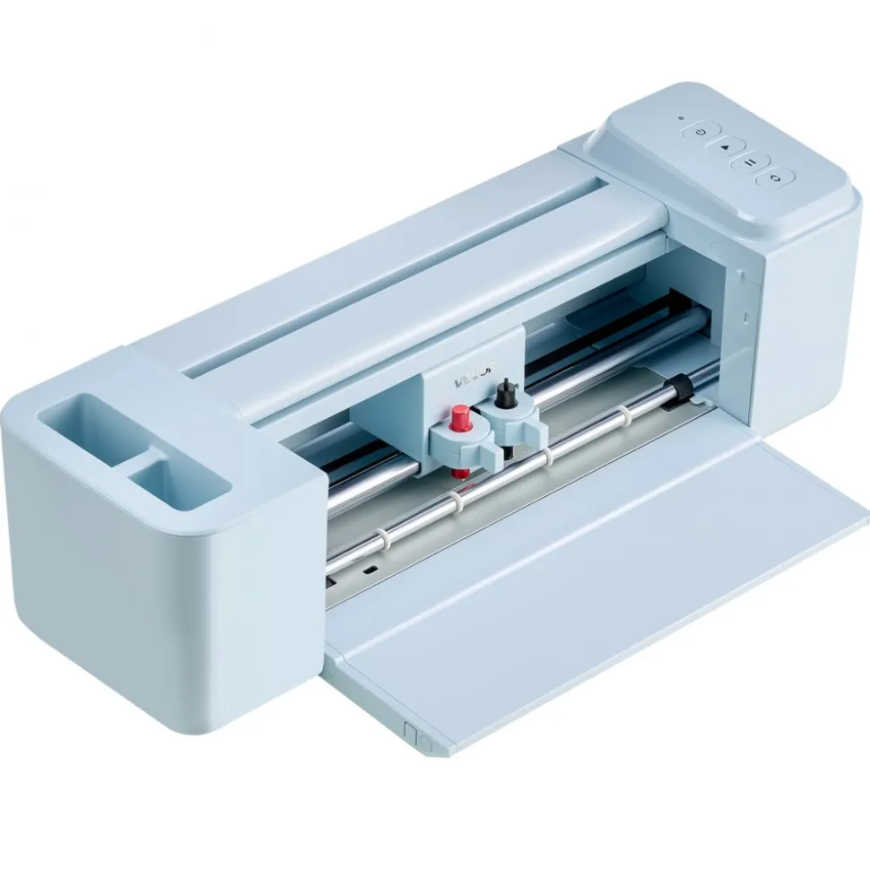 VEVOR Vinyl Cutting Machine, 12 in, Button-Controlled Vinyl Cutter, 20000+ Built-in Design Resources, Compatible with Mac, Windows, Android and iOS, for Creating Customized Crafts Cards, Home Decor