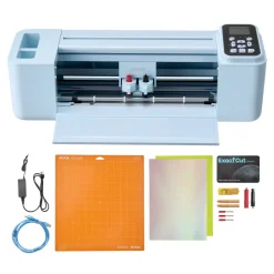 VEVOR Vinyl Cutting Machine, 12 in, Button and Screen Controlled Vinyl Cutter, 20000+ Built-in Design Resources, Compatible with Mac, Windows, Android and iOS, for Creating Customized Crafts Cards