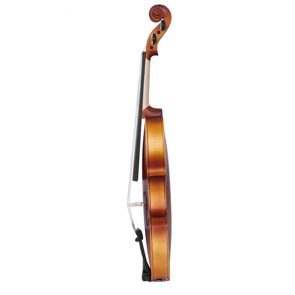 VEVOR Violin 4/4 Full Size for Adults, Violin Fiddle Set for Beginners Student with Hard Case, Rosin, Bow, Shoulder Rest,Bridge,Extra Strings,Professional Solidwood Instrument (Matte Brown)