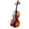 VEVOR Violin 4/4 Full Size for Adults, Violin Fiddle Set for Beginners with Hard Case, Rosin, Bow, Shoulder Rest, Bridge, Tuner and Extra Strings, Professional Musical Instruments for Student (Brown)