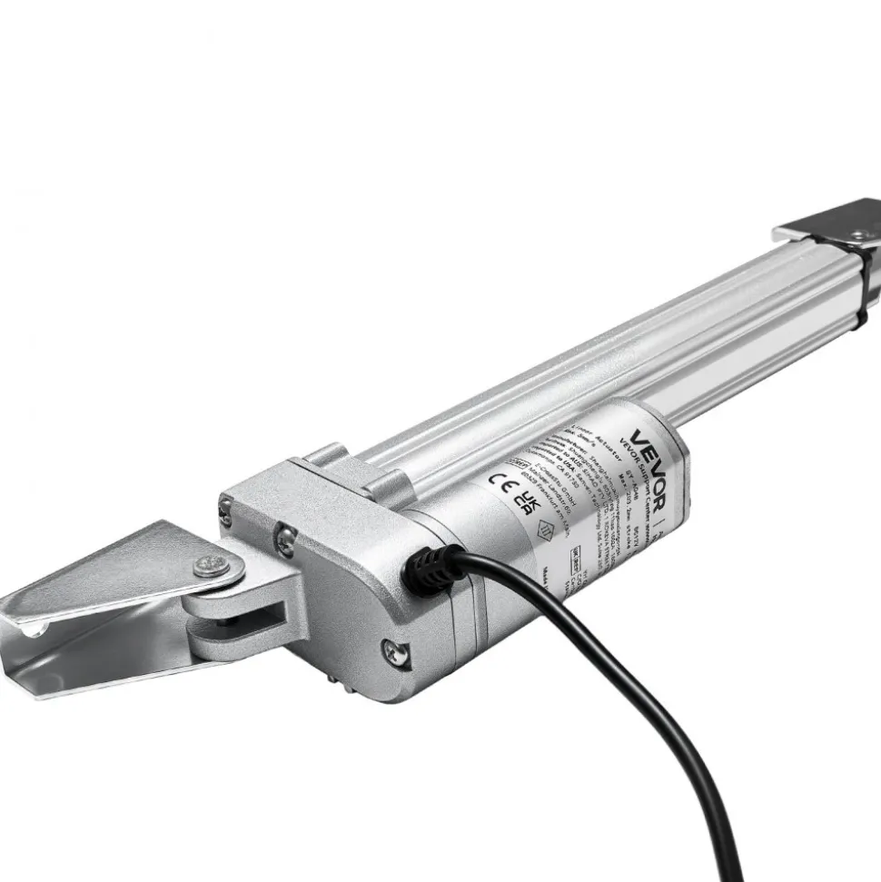VEVOR 12V Linear Actuator, 6 Inch IP65 Waterproof Linear Actuator, 675lbs/3000N 0.2"/s Motion Actuators with Mounting Brackets for Outdoor Use