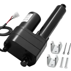 VEVOR 12V Linear Actuator, 6 Inch Ultra Heavy-Duty 2023lbs/9000N Linear Motion Actuator, IP65 Waterproof 0.2"/s with Mounting Brackets for Industrial Machinery Vessels, Heavy Lifting Systems