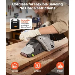 VEVOR 20V Max Cordless Belt Sander, 3