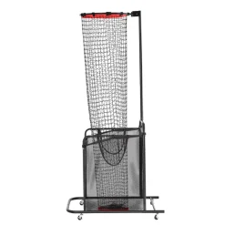 VEVOR Volleyball Setter Training Equipment, Angle and Height Adjustable Volleyball Trainer, Portable Practice Net with Cart, Wheels, Carrying Bag, Indoor Outdoor Target Net for Serving Spiking Setting