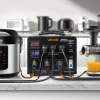 VEVOR Voltage Auto Converter Transformer, 6000VA, Heavy Duty Step Up/Down Power Transformer, 110V to 220V and 220V to 110V, with 3 US Outlets, 3 EU Outlets, LCD Display, Circuit Breaker Protection