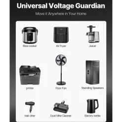VEVOR Voltage Converter Transformer, 5000W, Heavy Duty Step Up/Down Transformer, Convert from 110 Volt to 220 Volt and from 220 Volt to 110 Volt, with US Outlet EU Outlet 5V USB Port, CE Certified
