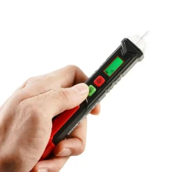 VEVOR Voltage Tester, Non-Contact Voltage Detector with Adjustable Sensitivity, Dual Range AC 12V-1000V/48V-1000V Live & Null Wire Tester Pen with Visual and Audible Alarms, CAT III 1000V Rating