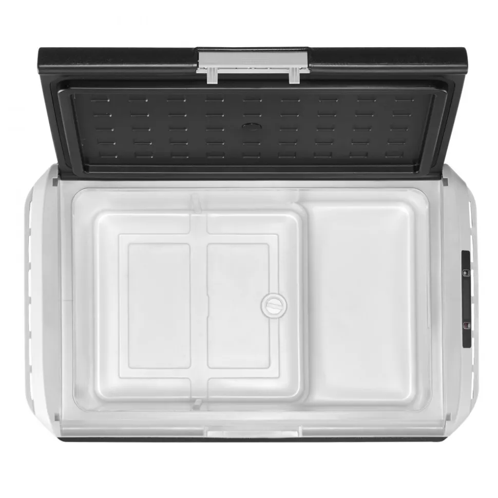 VEVOR 12 Volt Car Refrigerator, 52.8QT/50L Car Fridge, Portable Electric Cooler with -4℉~68℉ Adjustable Temperature, 12/24V DC and 100- 240V AC Compressor Freezer for Outdoor, Camping, Travel, RV