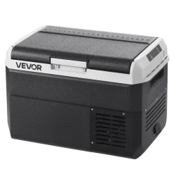VEVOR 12 Volt Car Refrigerator, 26.4QT/25L Car Fridge, Portable Electric Cooler with -4℉~68℉ Adjustable Temperature, 12/24V DC and 100- 240V AC Compressor Freezer for Outdoor, Camping, Travel, RV