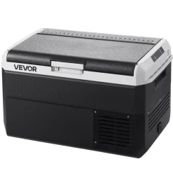 VEVOR 12 Volt Car Refrigerator, 42.3QT/40L Car Fridge, Portable Electric Cooler with -4℉~68℉ Adjustable Temperature, 12/24V DC and 100- 240V AC Compressor Freezer for Outdoor, Camping, Travel, RV