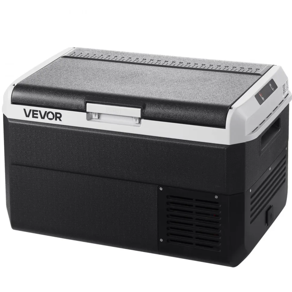 VEVOR 12 Volt Car Refrigerator, 42.3QT/40L Car Fridge, Portable Electric Cooler with -4℉~68℉ Adjustable Temperature, 12/24V DC and 100- 240V AC Compressor Freezer for Outdoor, Camping, Travel, RV