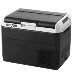 VEVOR 12 Volt Car Refrigerator, 31.7QT/30L Car Fridge, Portable Electric Cooler with -4℉~68℉ Adjustable Temperature, 12/24V DC and 100- 240V AC Compressor Freezer for Outdoor, Camping, Travel, RV