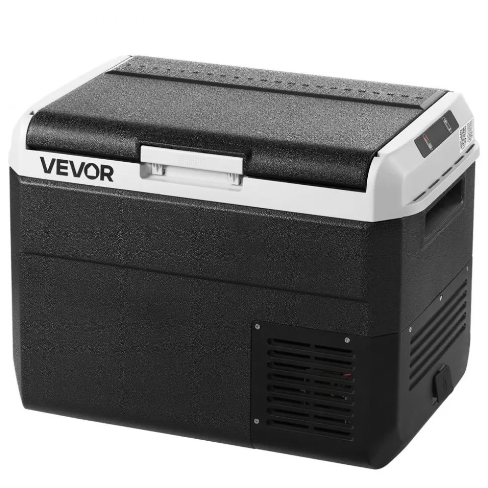 VEVOR 12 Volt Car Refrigerator, 31.7QT/30L Car Fridge, Portable Electric Cooler with -4℉~68℉ Adjustable Temperature, 12/24V DC and 100- 240V AC Compressor Freezer for Outdoor, Camping, Travel, RV