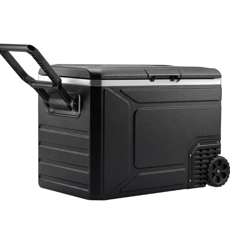 VEVOR 12 Volt Refrigerator, 82.4 QT/ 78L Car Fridge, Portable Electric Freezer Compressor with Handle, APP Control and Wheel, 12V/24V DC 100-240V AC, -4℉ to 68℉, for Truck Van RV SUV Travel Camping
