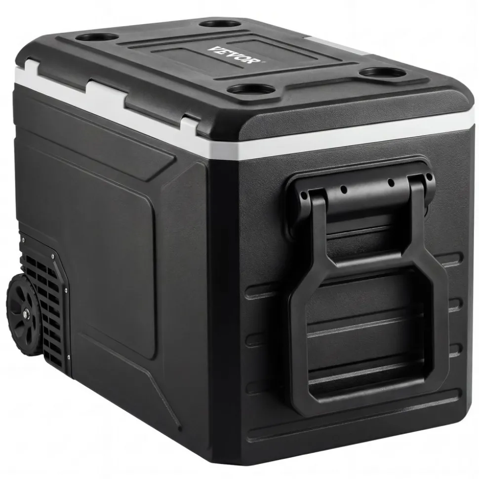 VEVOR 12 Volt Refrigerator, 82.4 QT/ 78L Car Fridge, Portable Electric Freezer Compressor with Handle, APP Control and Wheel, 12V/24V DC 100-240V AC, -4℉ to 68℉, for Truck Van RV SUV Travel Camping