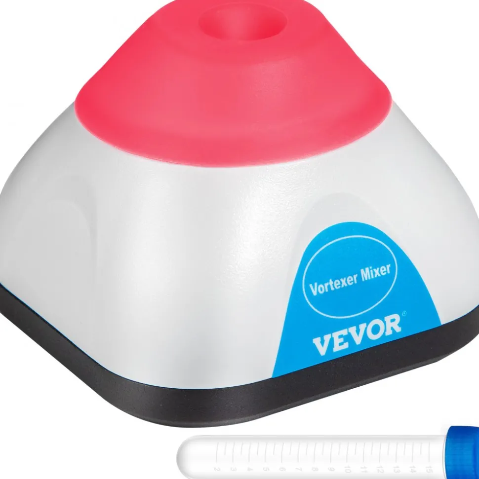 VEVOR Vortex Mixer, 3000RPM Mini Vortex Mixer Shaker, Touch Function Scientific Lab Vortex Shaker, Mix Up to 50ML, 6mm Orbital Diameter for Test Tube, Tattoo Ink, Nail Polish, Eyelash Adhesives, Paint