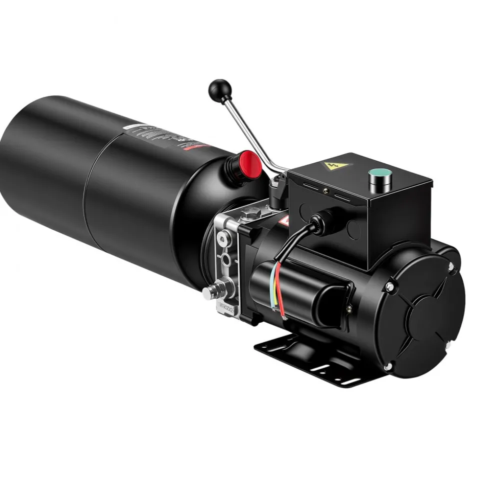 VEVOR 110V 10 Quart Hydraulic Power Unit, 2.2KW Automotive Hydraulic Pump for Dump Trailers, Auto Shop Car Lift Power Unit for Two and Four-Post Auto Hoists (Vertical Installation)