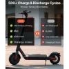 VEVOR 36V Scooter Battery Pack, 8Ah, 8000mAh Lithium Battery Replacement with 30A BMS, Charger, 500+ Cycles, Compatible with 1440W Motors, for Imitation M365 Electric Scooters, Without Communication