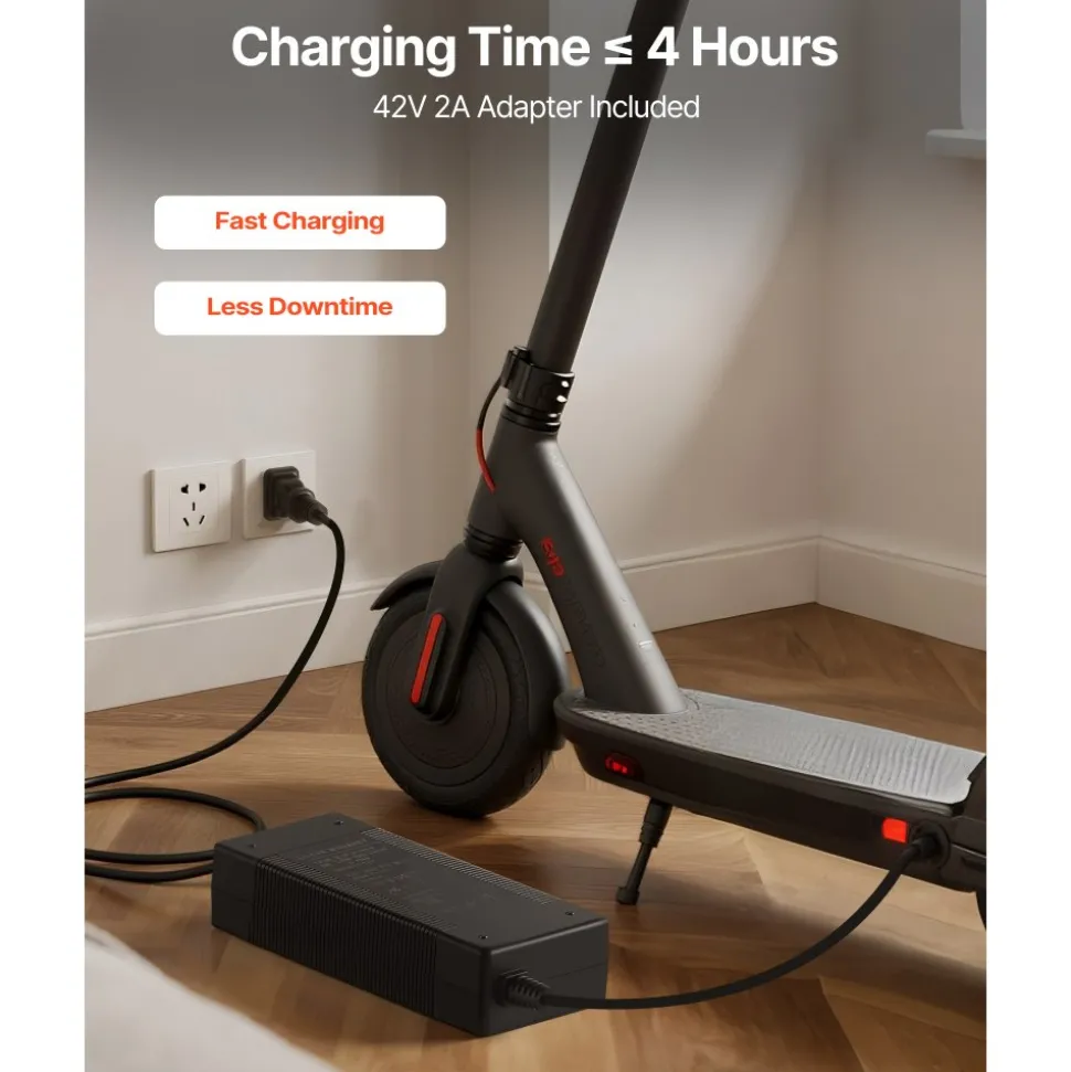 VEVOR 36V Scooter Battery Pack, 8Ah, 8000mAh Lithium Battery Replacement with 30A BMS, Charger, 500+ Cycles, Compatible with 1440W Motors, for Imitation M365 Electric Scooters, Without Communication
