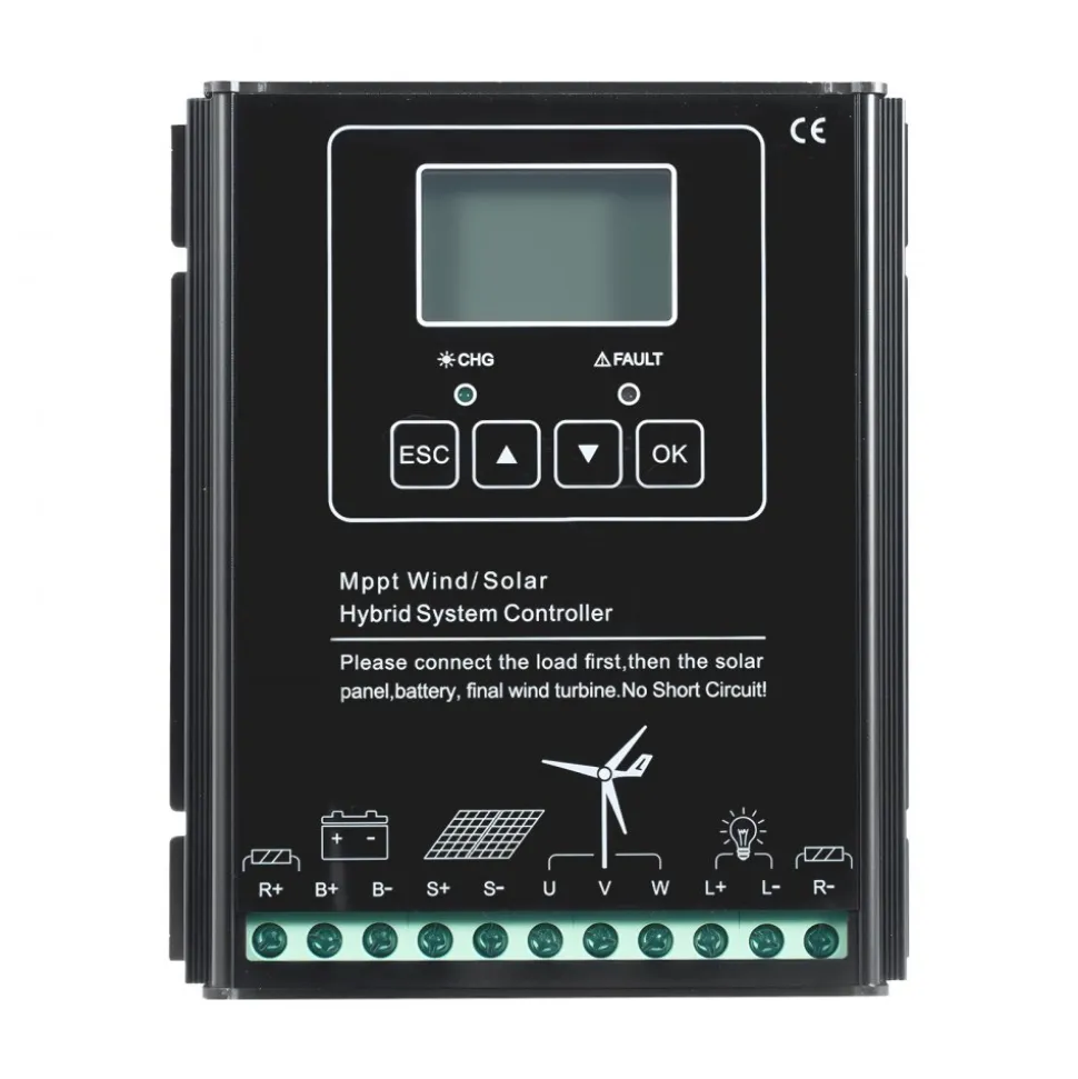 VEVOR 12V 400W Solar Wind Power Kit, 2PCS 100W Monocrystalline Solar Panels + 200W Wind Turbine + MPPT Wind/Solar Hybrid System Controller for Home RV Boat Camping Off-Grid Applications
