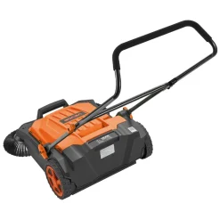 VEVOR Walk-Behind Hand Push Floor Sweeper, Manual Floor Sweeper Non-Electric with 25.6