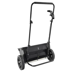 VEVOR Walk-Behind Push Spreader, 50LBS Capacity, Drop Spreader with Hopper Grate, 18 in Spreading Width & 30 Settings, 10 in All Terrain Tires, Garden & Lawn Spreaders for Seed, Fertilizer, Salt