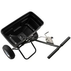 VEVOR Walk-Behind Spreader, 12ft Spreading Width, Push Broadcast Spreader with 13