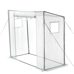 VEVOR Walk-in Greenhouse, 76.8" x 30.3" x 66.1" Greenhouse for Outdoors with Windows, PE Cover, Roll-Up Zipper Door, Walk in Green House Kit, Portable Plant Garden Hot House for Backyard, Outside