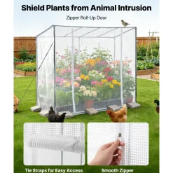VEVOR Walk-in Greenhouse, 76.8