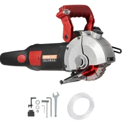 VEVOR Wall Chaser, 2500W 38 mm Cutting Width,Wall Groove Cutting Machine 34MM Cutting Depth,Wall Slotting Machine With 5 Saw Blades 4.5