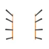 VEVOR Wall Kayak Storage Rack, 4-Capacity Wall Mounted Kayak Holders for Kayak Canoe Paddle Board, Kayak Storage Hooks with Adjustable Padded Arms, 400 LBS Load Kayak Hanger for Indoor Outdoor Garage