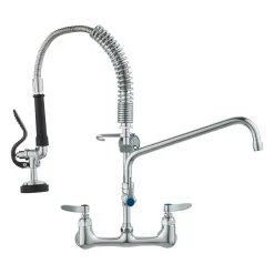 VEVOR Wall-Mounted Brass Kitchen Faucet, 21