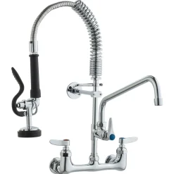 VEVOR Wall-Mounted Brass Kitchen Faucet, 21