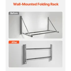 VEVOR Wall Mounted Folding Tire Rack, 32