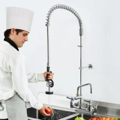 VEVOR Wall-Mounted Kitchen Faucet, 25