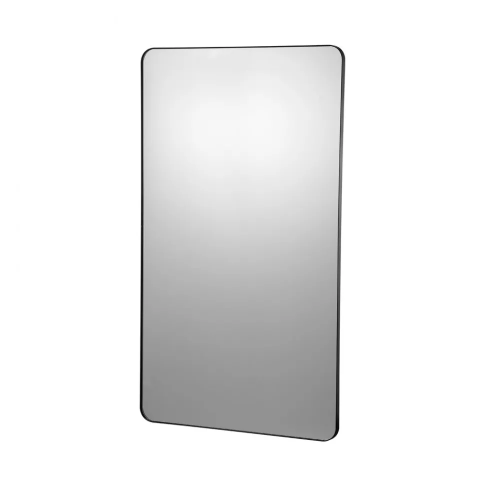 VEVOR Wall Mounted Makeup Mirror, 0.15" Thick, 30 in Mirror with Aluminium Alloy Frame & Explosion-Proof Film, Scratch-Resistant Mirror with Z-Shaped Bracket, Fit for Bathroom/Bedroom/Living Room