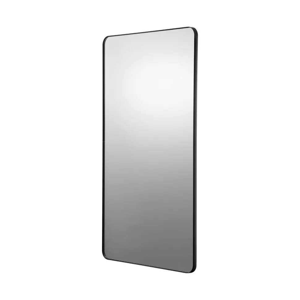 VEVOR Wall Mounted Makeup Mirror, 0.15" Thick, 30 in Mirror with Aluminium Alloy Frame & Explosion-Proof Film, Scratch-Resistant Mirror with Z-Shaped Bracket, Fit for Bathroom/Bedroom/Living Room