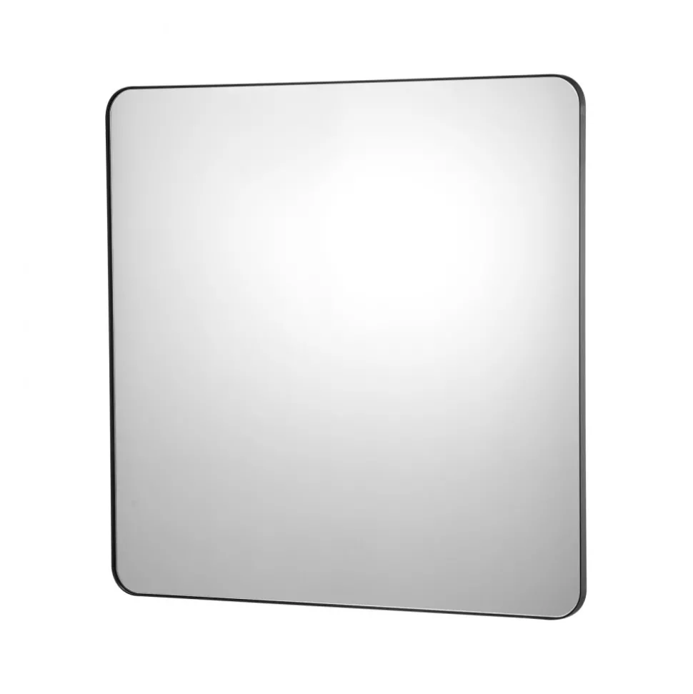 VEVOR Wall Mounted Makeup Mirror, 0.15" Thick, 22" x 30" Mirror with Aluminium Alloy Frame & Explosion-Proof Film, Scratch-Resistant Mirror with Z-Shaped Bracket, Fit for Bathroom/Bedroom/Living Room