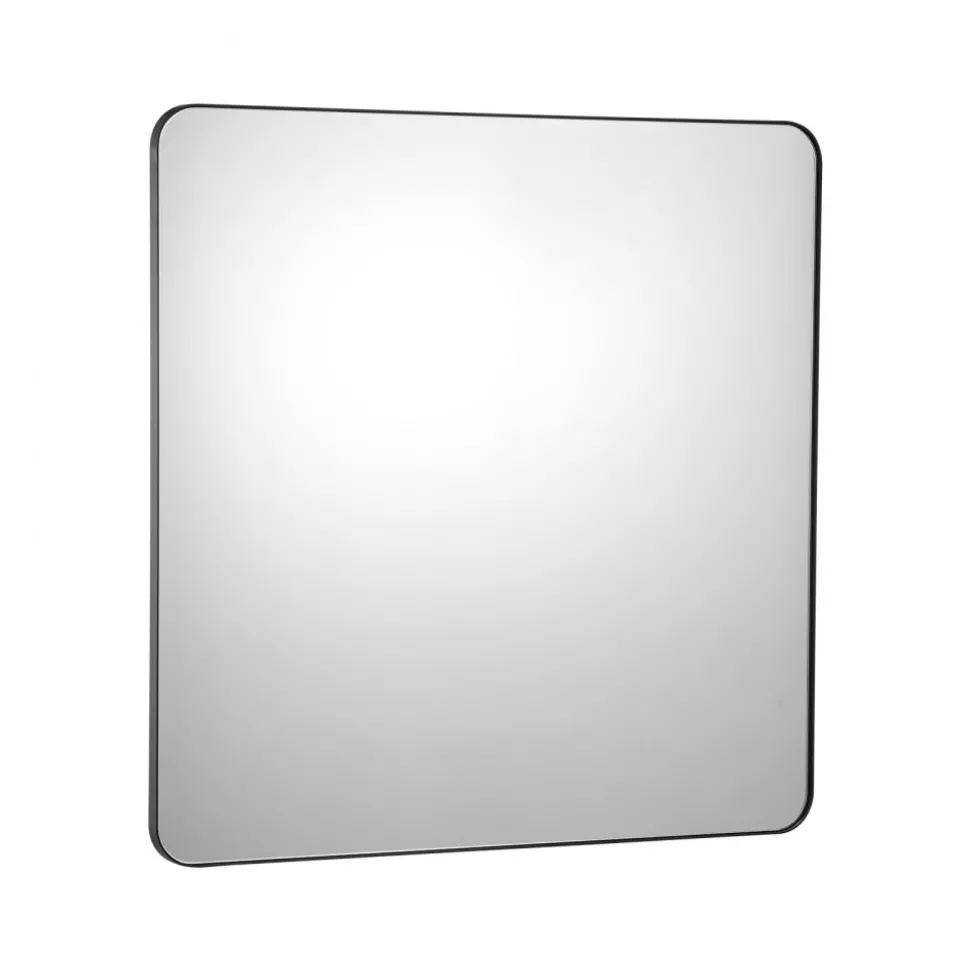 VEVOR Wall Mounted Makeup Mirror, 0.15" Thick, 22" x 30" Mirror with Aluminium Alloy Frame & Explosion-Proof Film, Scratch-Resistant Mirror with Z-Shaped Bracket, Fit for Bathroom/Bedroom/Living Room