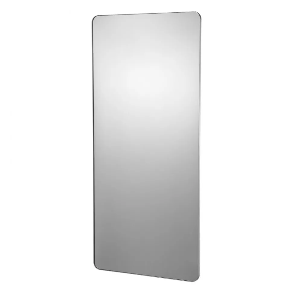 VEVOR Wall Mounted Makeup Mirror, 0.15" Thick, 36" x 48" Mirror with Aluminium Alloy Frame & Explosion-Proof Film, Scratch-Resistant Mirror with Z-Shaped Bracket, Fit for Bathroom/Bedroom/Living Room