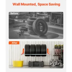 VEVOR Wall Mounted Tire Rack, 31
