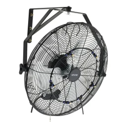 VEVOR Wall Mount Fan, 20 in Wall Mounted Hanging Fan with Mist, IP44-rated Protection, 3-Speed, Long Airflow Distance, Adjustable Rotation Angle, Powerful for Industry, Commercial, Garage, Workshop